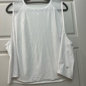 Lululemon Sculpt Tank Top CROPPED SZ 20